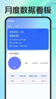 小时工记工帮手