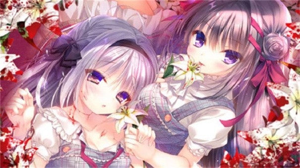 真爱百合染成红色