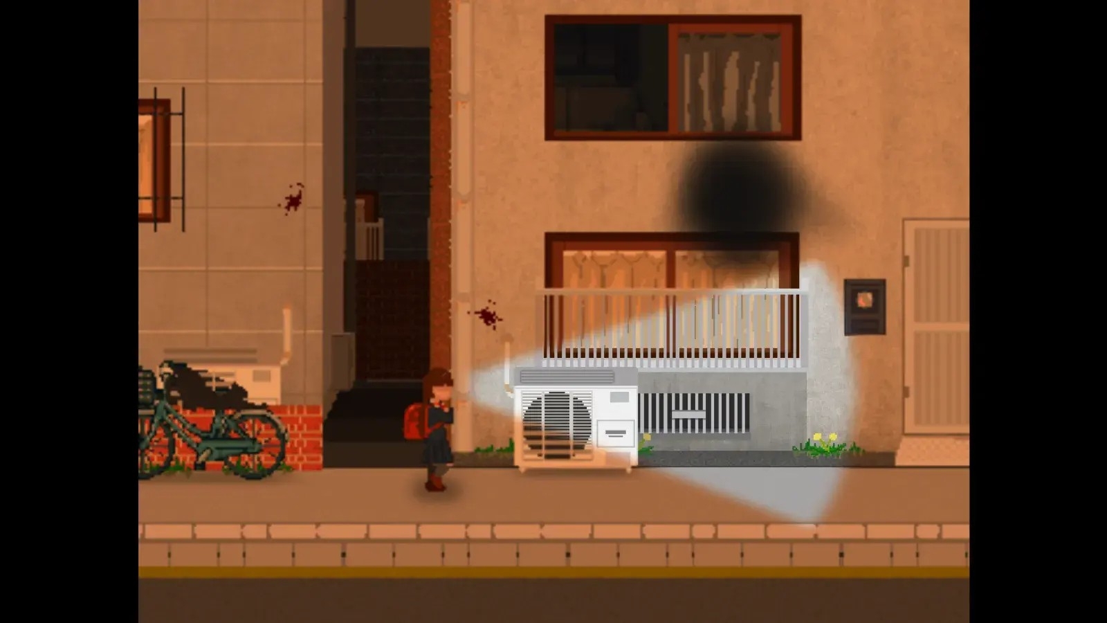 夕阳下的回家路