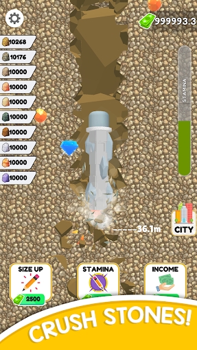 铅笔挖掘建造城市