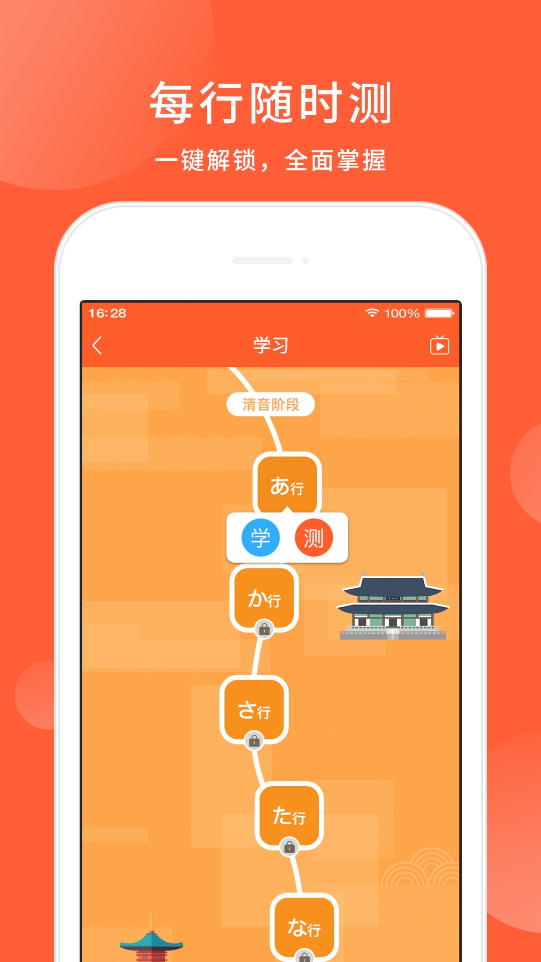 日语学习五十音图