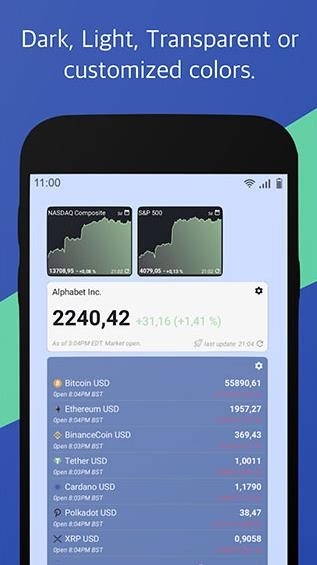 股票小工具(Stock Widget)