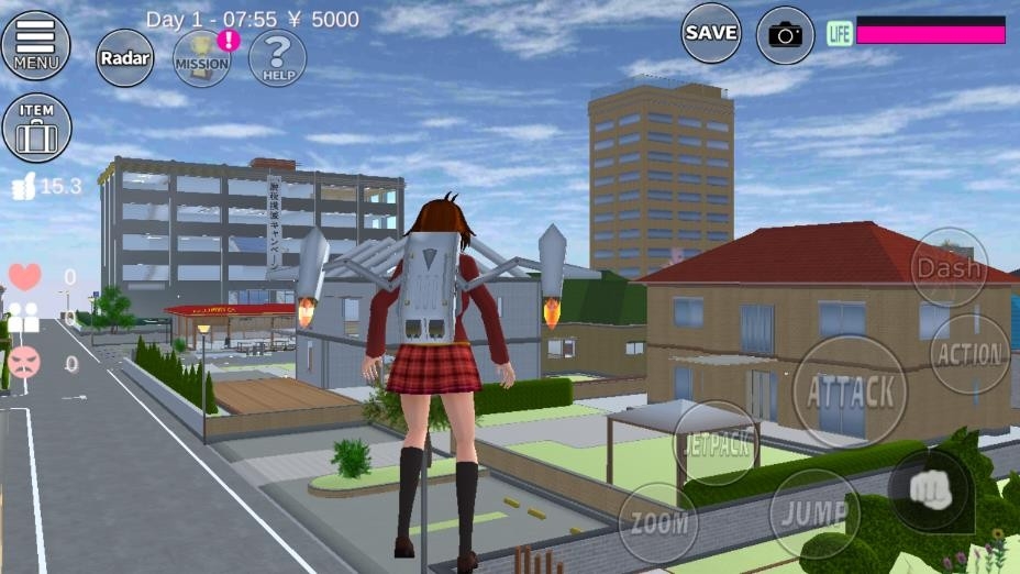 樱花校园1.039.07版本敞篷车