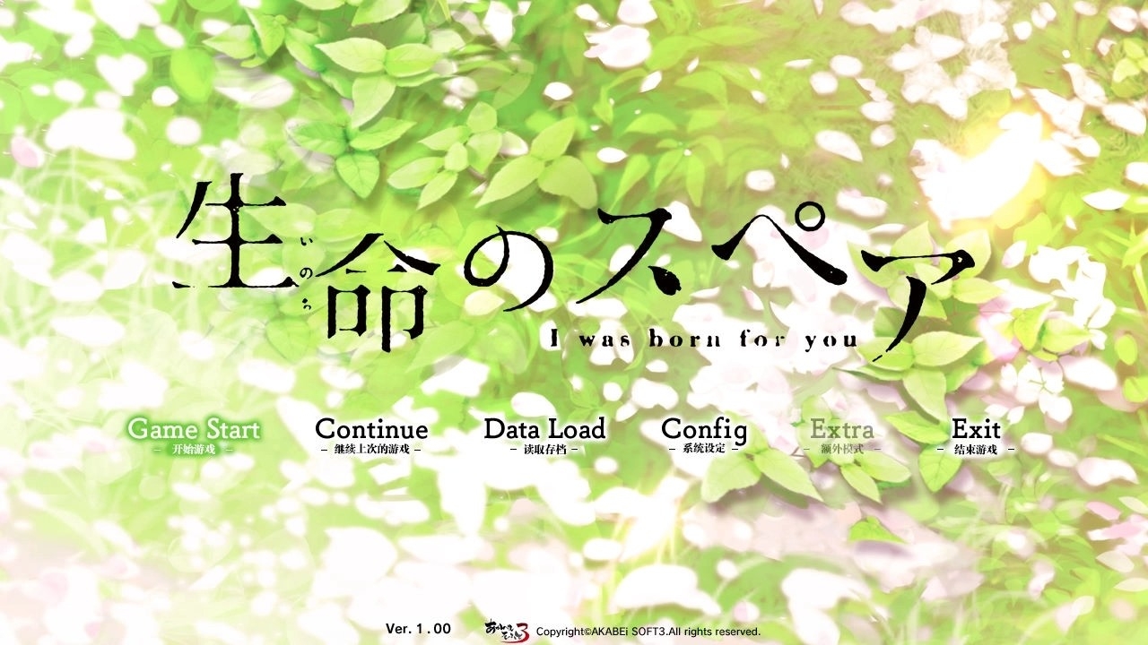 生命的备件冷狐版